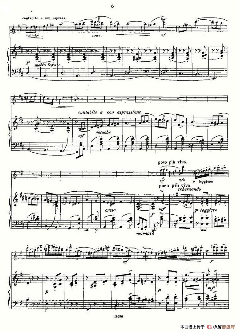 LHirondelle.Op.44（长笛+钢琴伴奏）