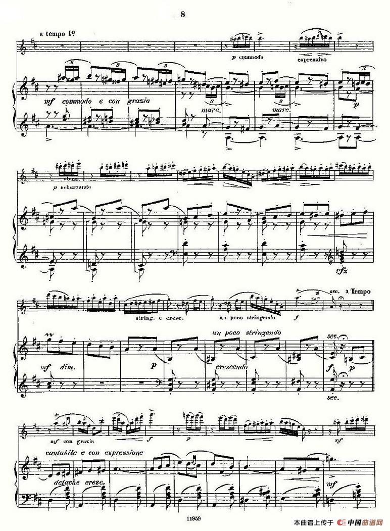 LHirondelle.Op.44（长笛+钢琴伴奏）