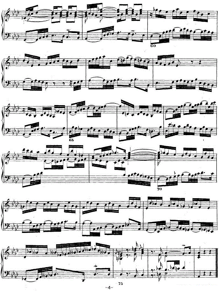 巴赫《平均律钢琴曲集·第二卷》之前奏曲（NO.17）