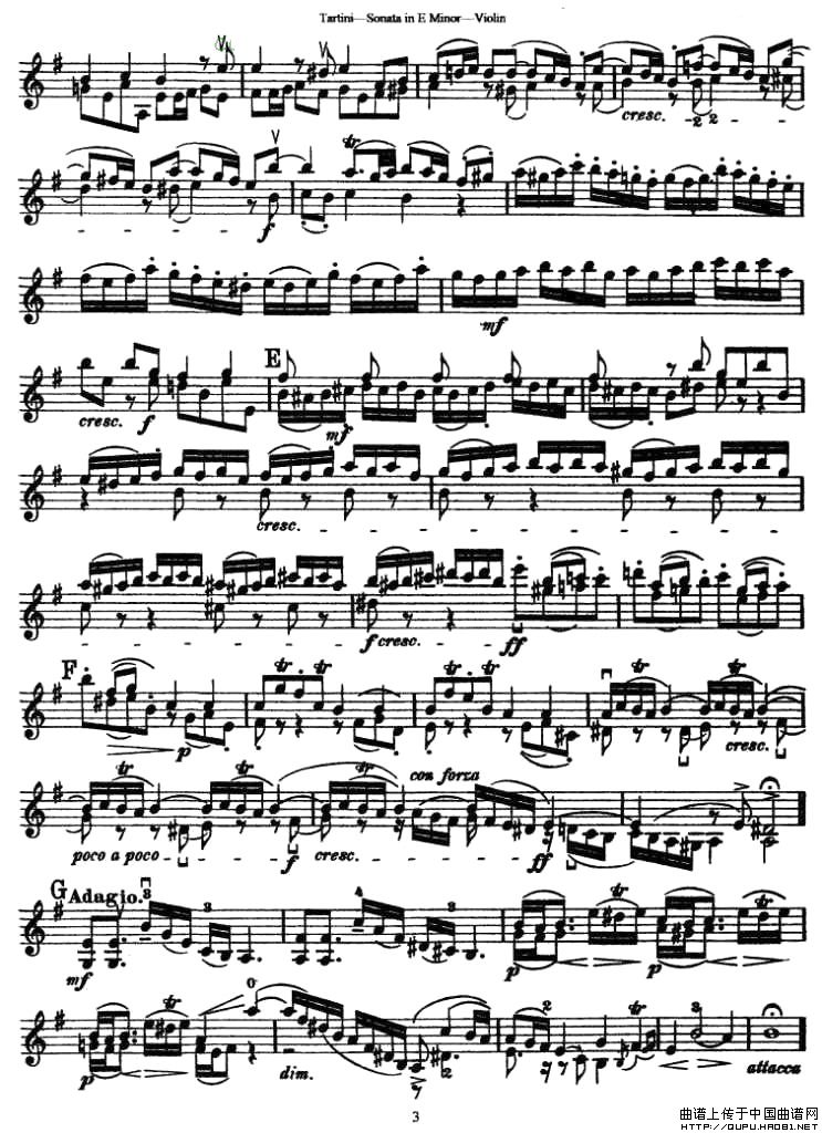 Sonata in E Minor