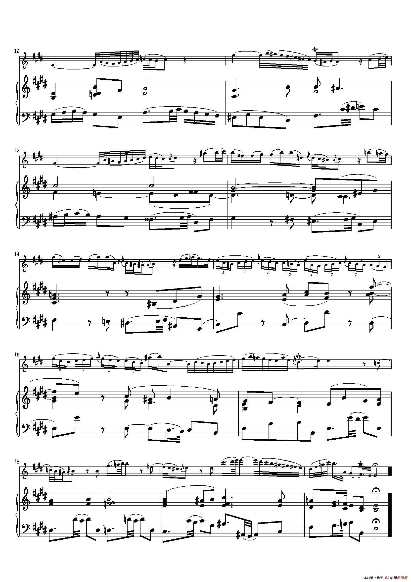 Adagio Ma Non Tanto（BWV1035 ）