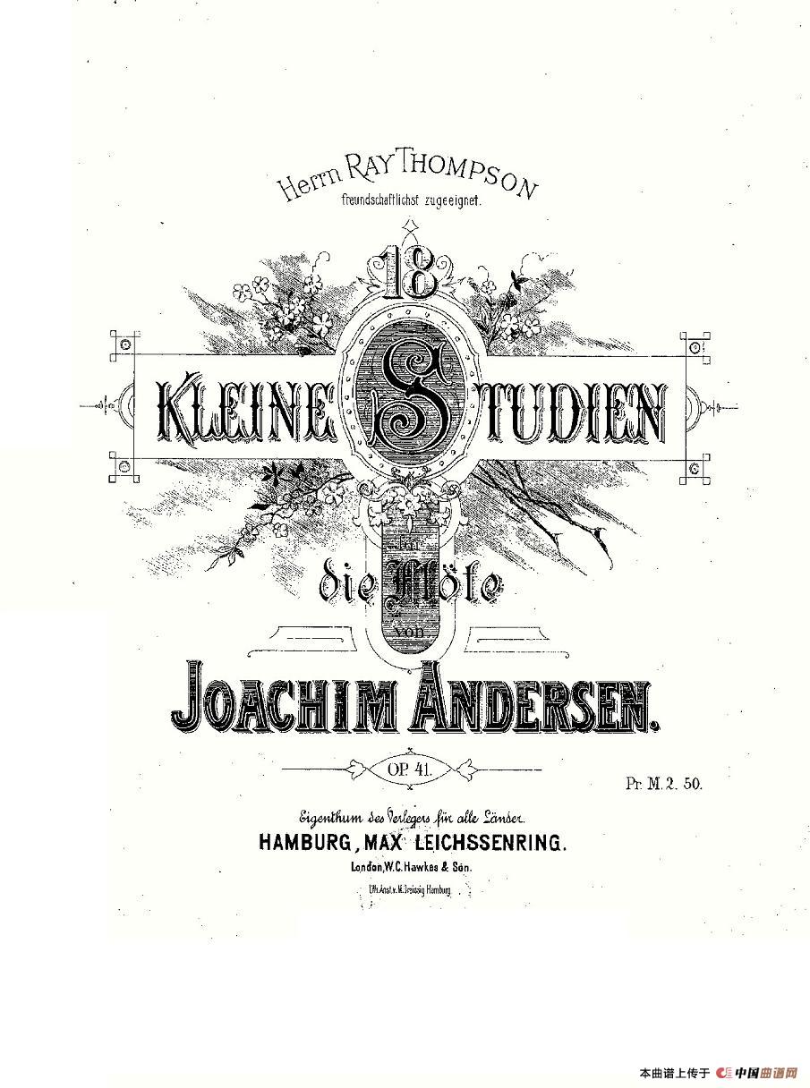 18 kleine Studien.Op.41