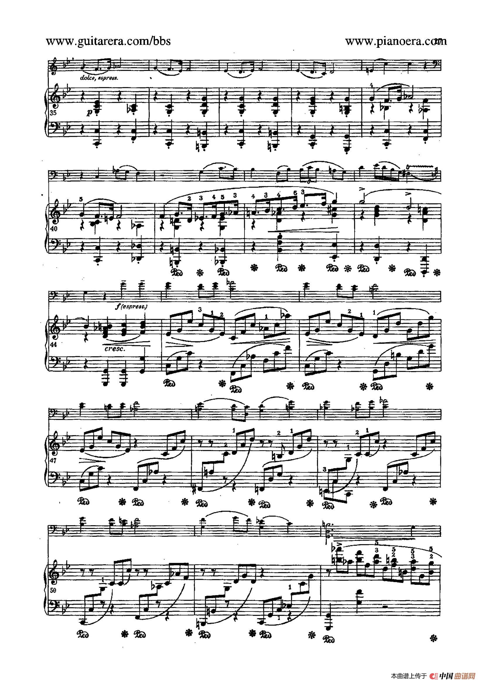 Sonata for Cello and Piano in g Minor Op.65（g小调大提琴奏