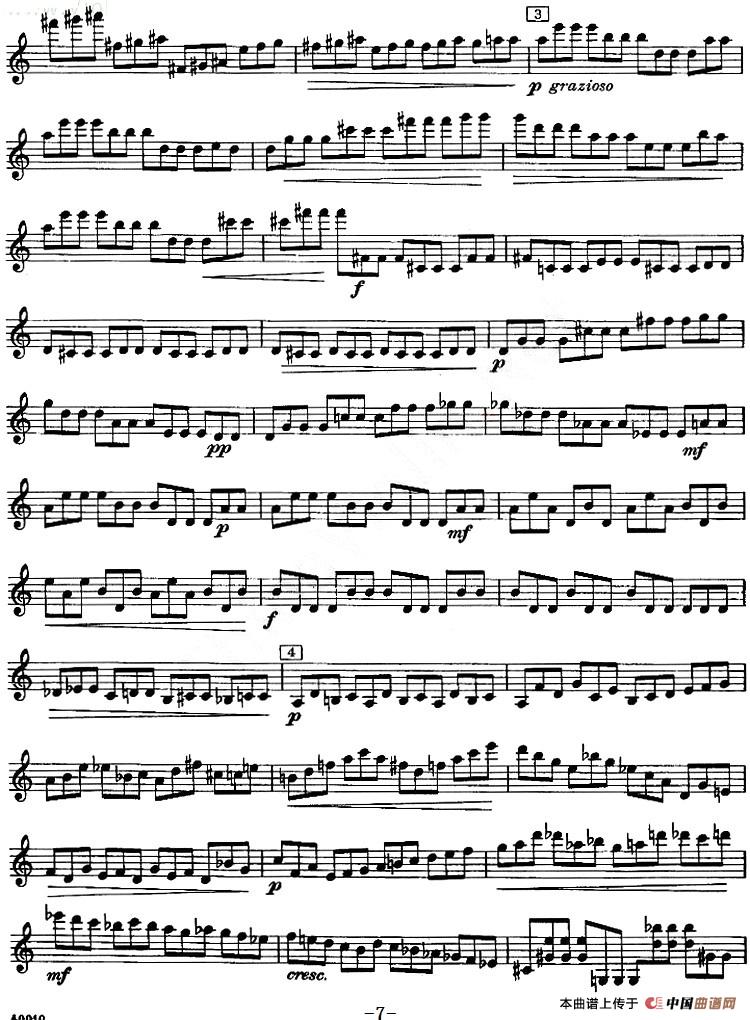 CONCERTO FOR VIOLIN AND ORCHESTRA Op.14（小提琴和交响乐
