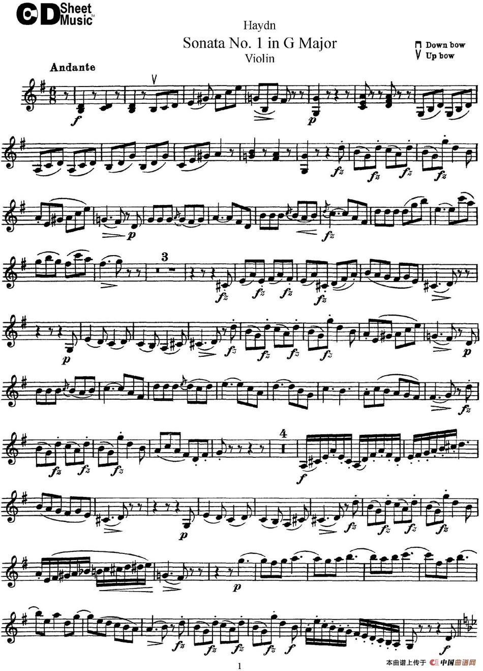 Violin Sonata No.1 in G Major