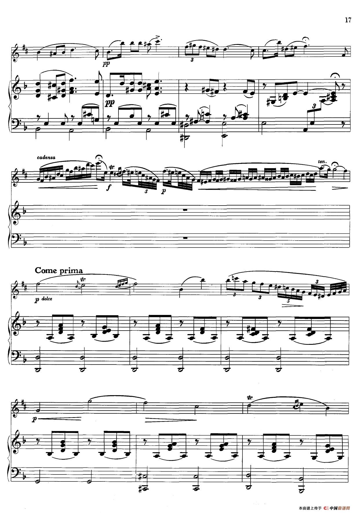 15首古典萨克斯独奏曲：3、Nocturne（中音萨克斯