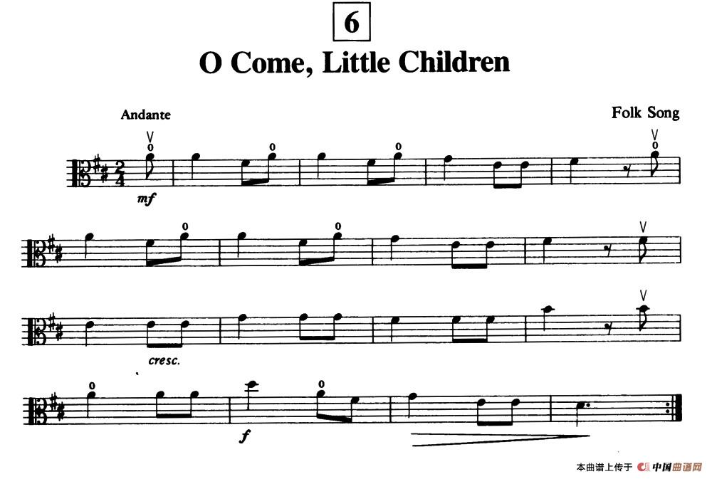 O Come,Little Children（中提琴）