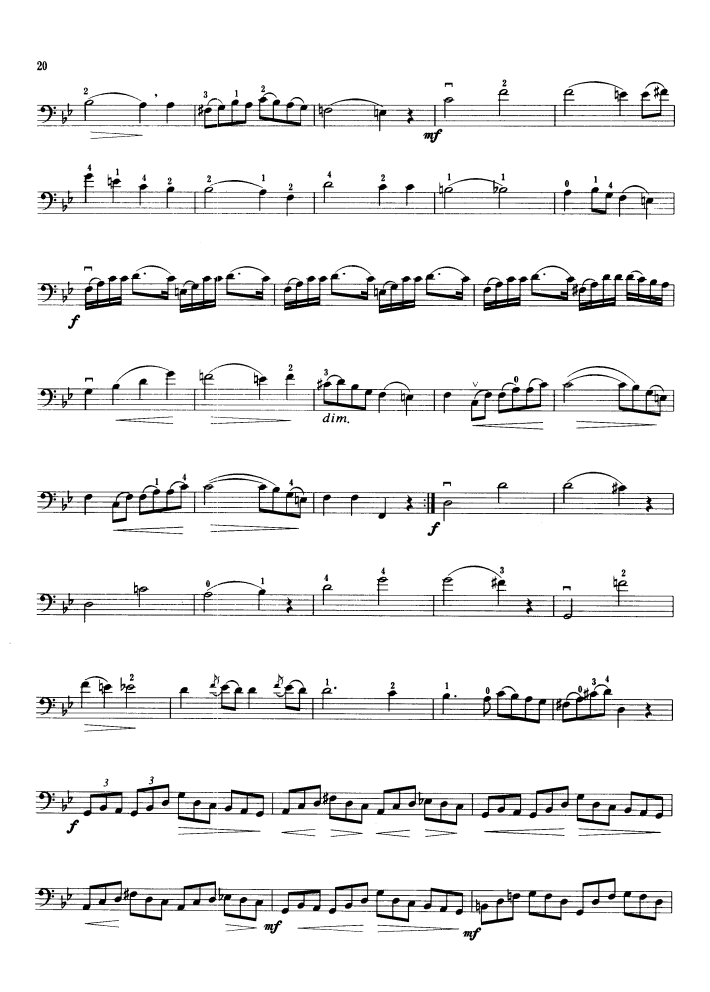 第一奏鸣曲Op.43_提琴乐谱