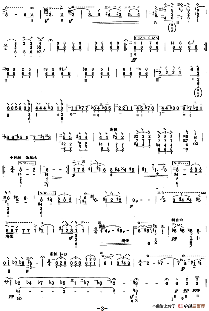 琵琶考级教材八级：琵琶狂想曲