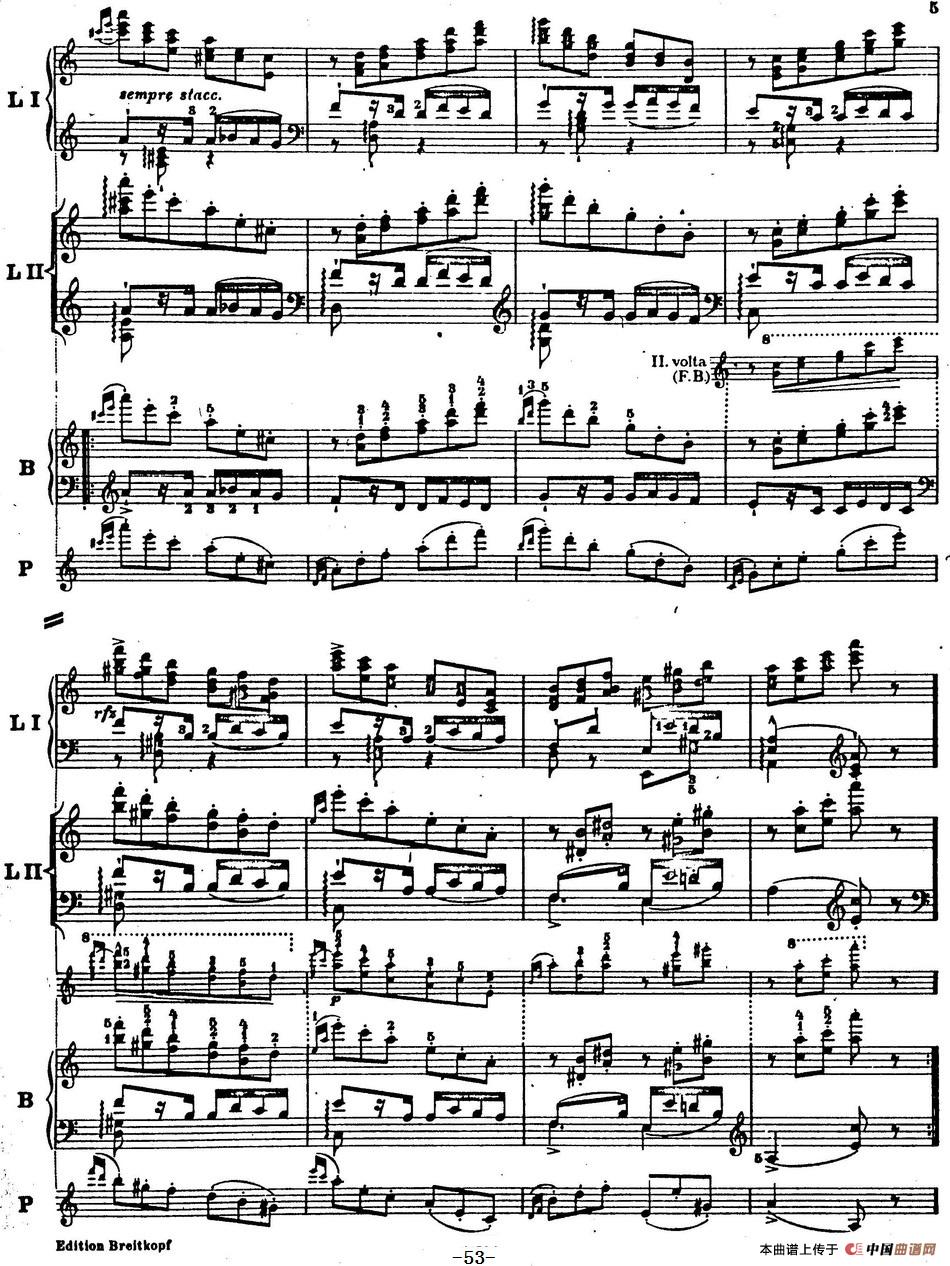 6首帕格尼尼大练习曲（Thema mit Variationen Etude Nr