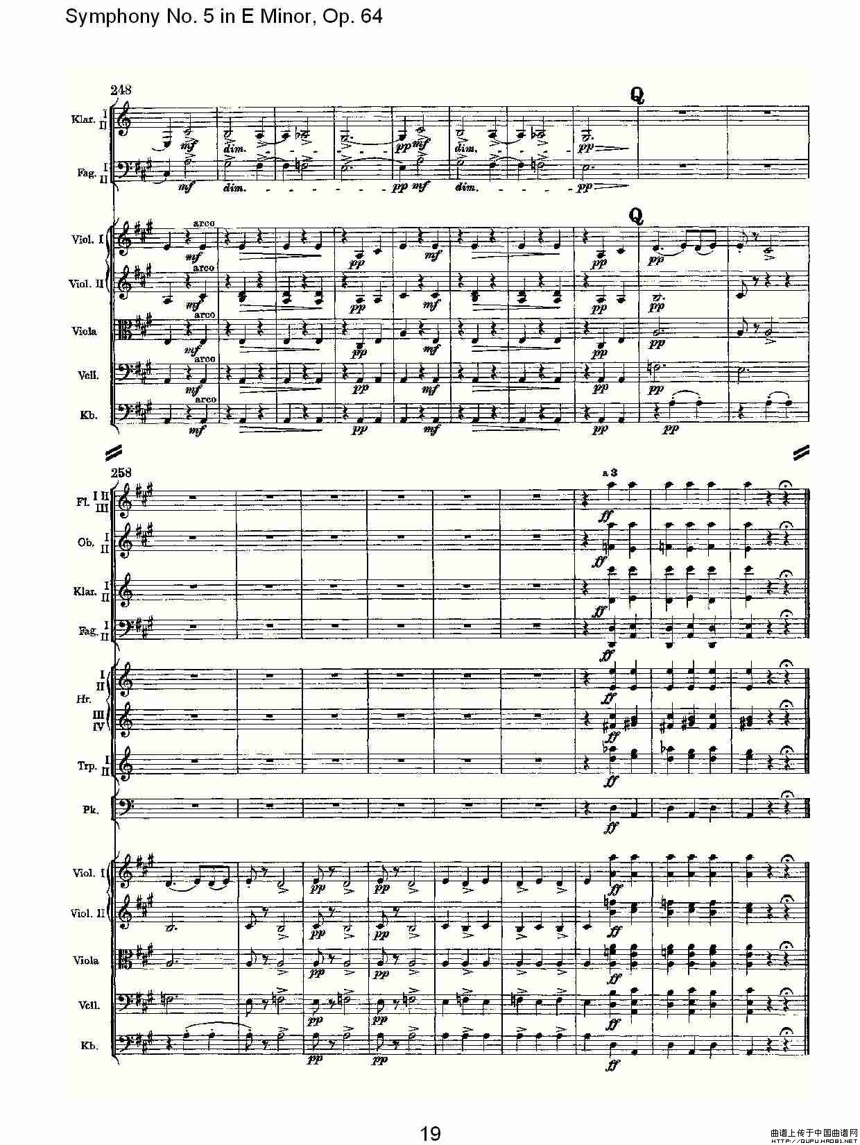 Symphony No. 5 in E Minor, Op.（64 E小调第五交响曲 Op