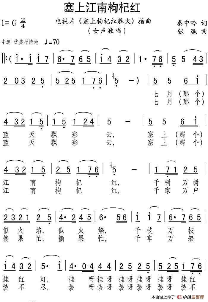 塞上江南枸杞红（电视片《塞上枸杞红胜火》插