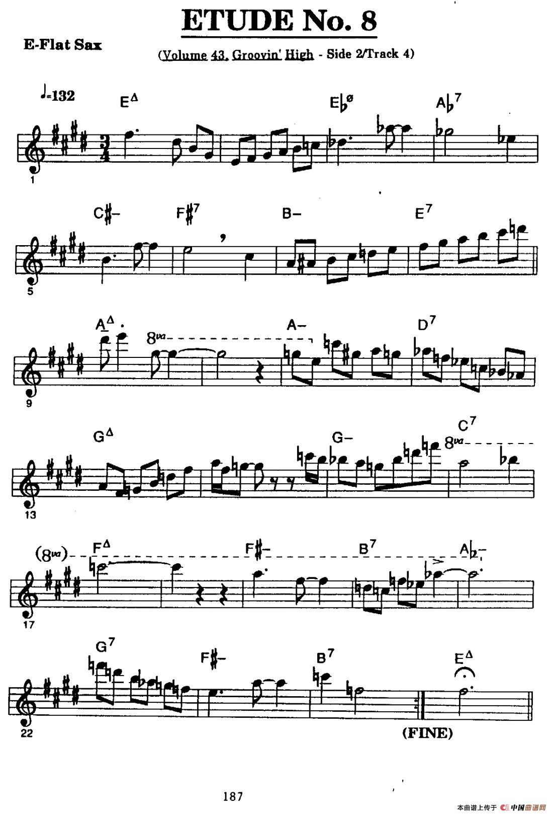 爵士乐超吹练习曲（八）