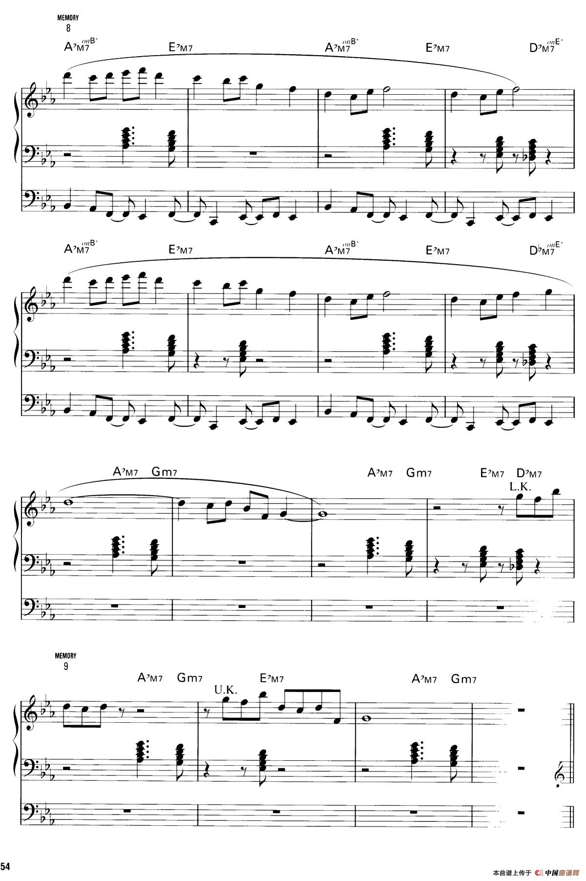 Paradiso（双排键电子琴谱）
