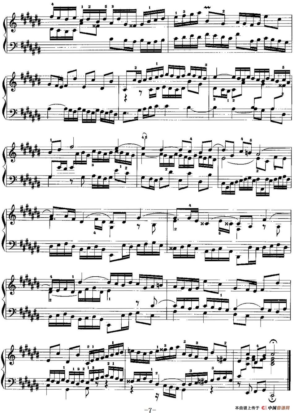 手风琴复调作品：升C大调前奏曲与赋格
