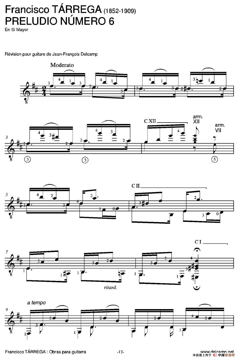 LA CARTAGENERA（古典吉他）