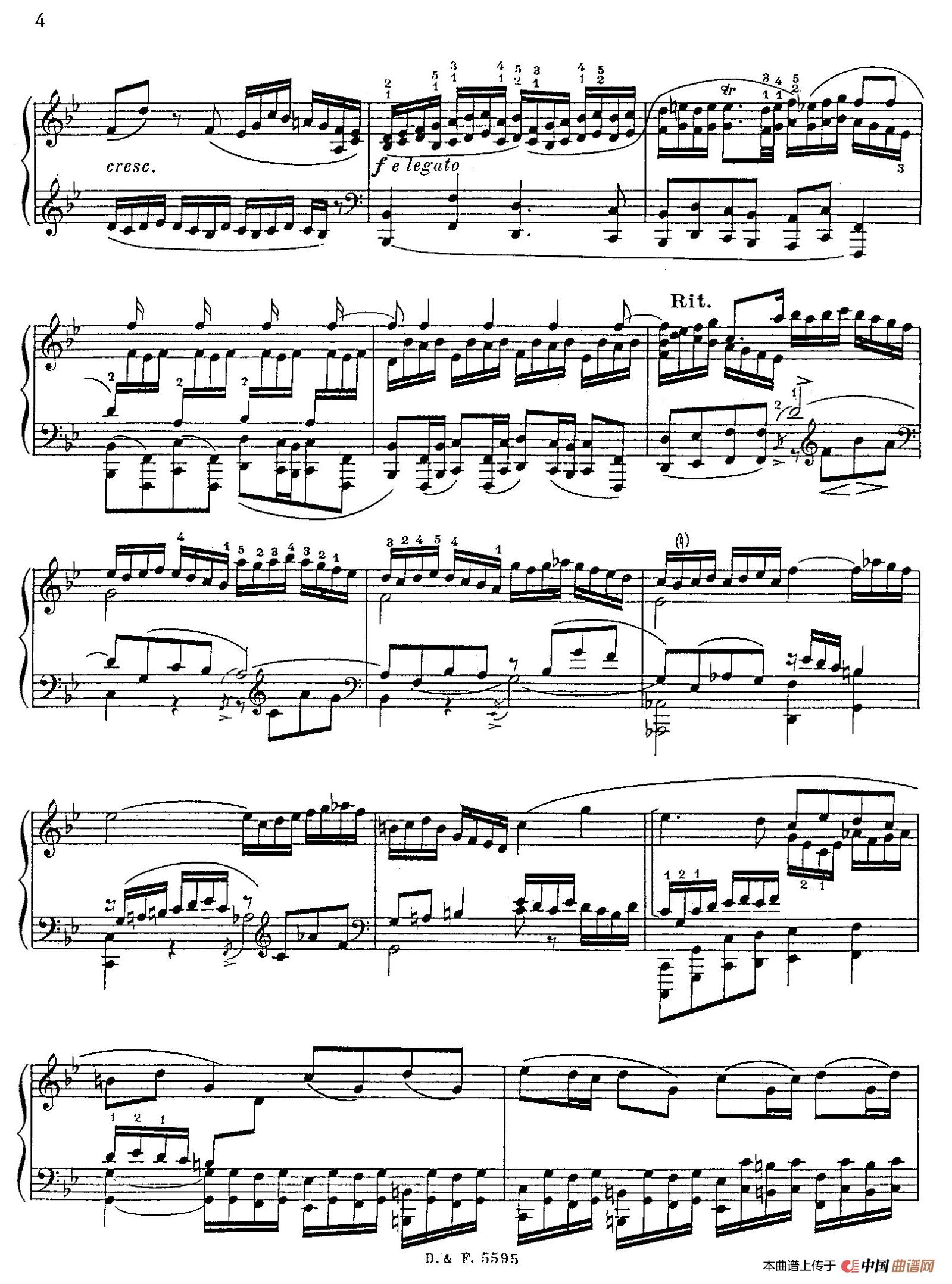 Fugue in g Minor BWV 578（g小调赋格·菲利普改编钢琴