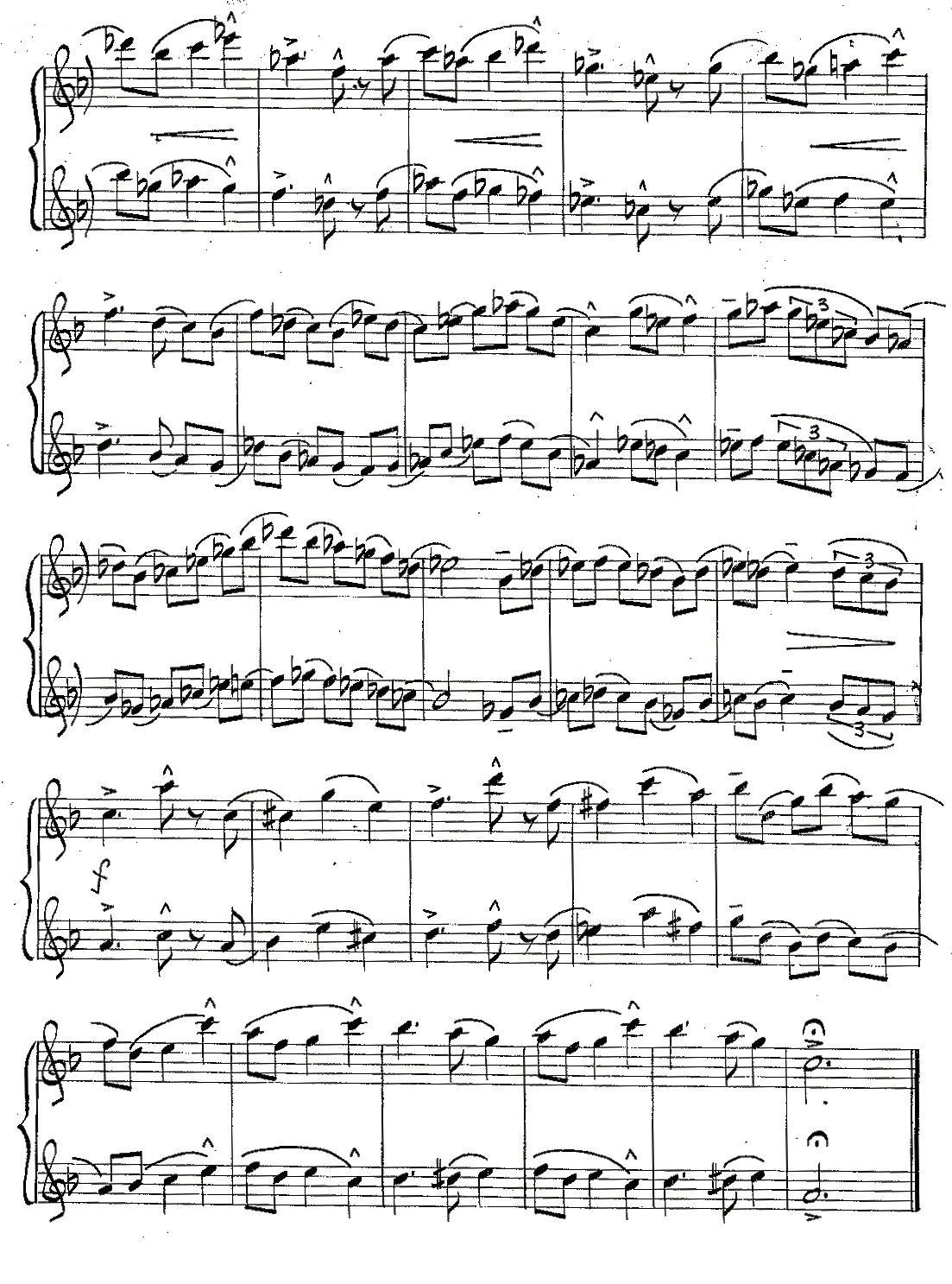 Jazz Conception For Saxophone Duets - 6（二重奏）