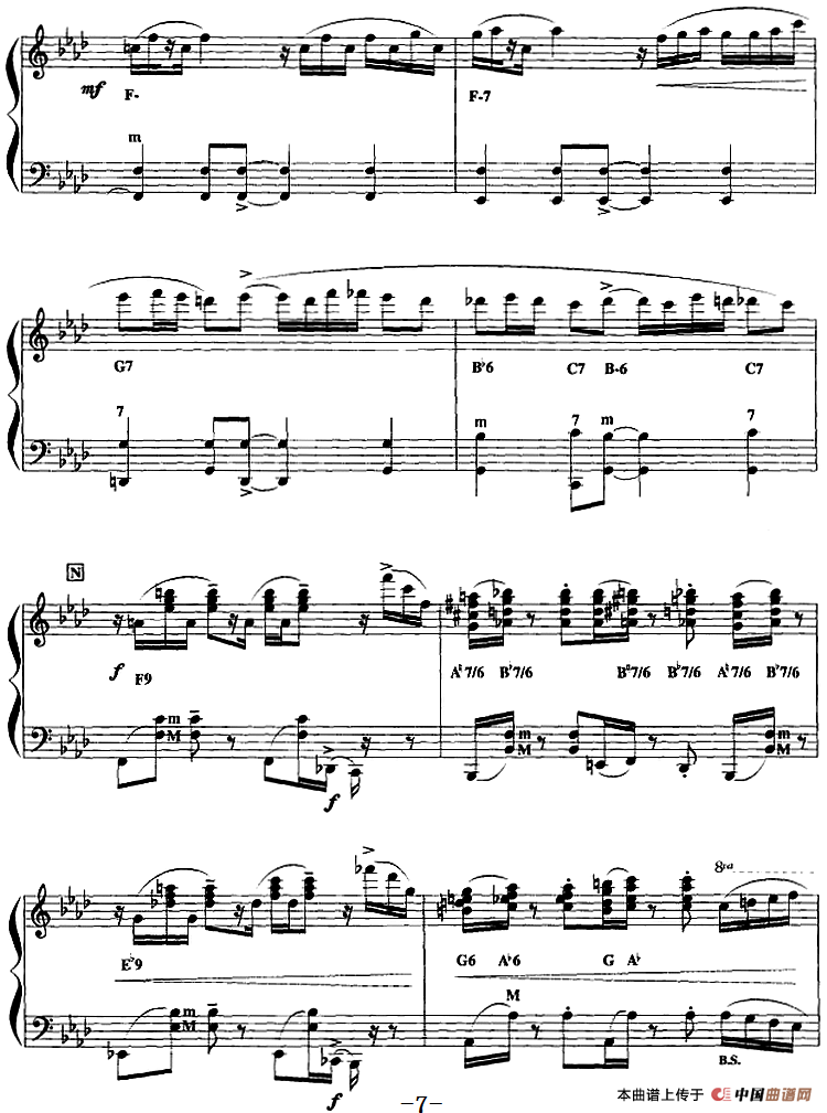 手风琴爵士乐曲：Milonga sin Palabras 米朗·帕拉斯