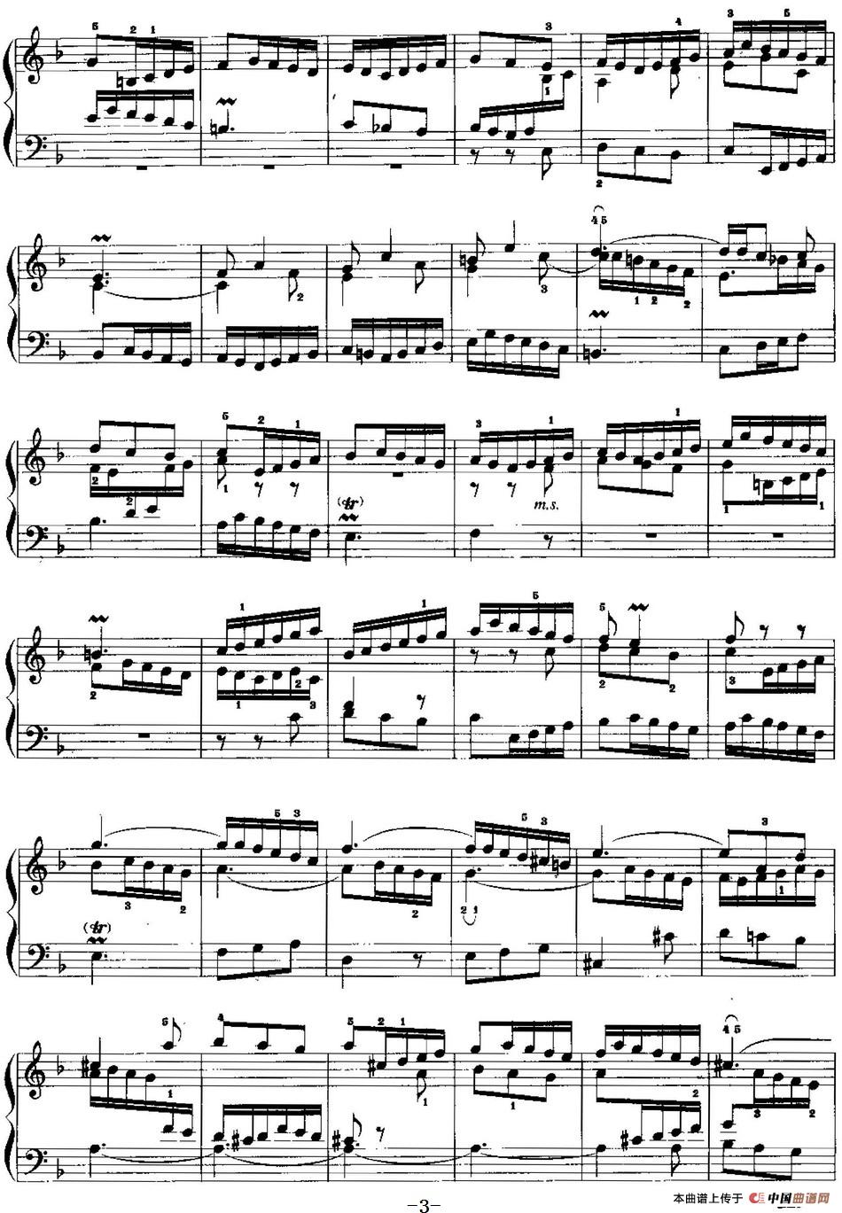 手风琴复调作品：F大调前奏曲与赋格