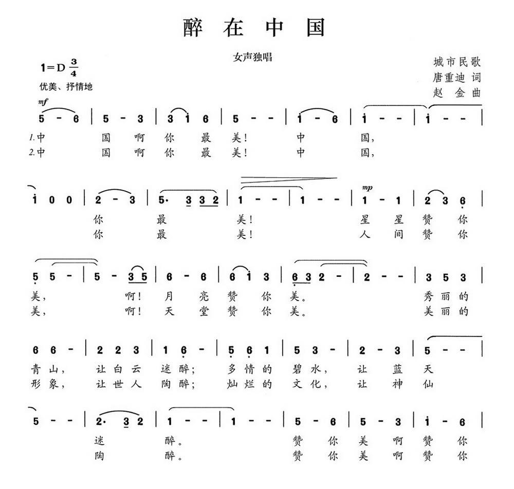 醉在中国
