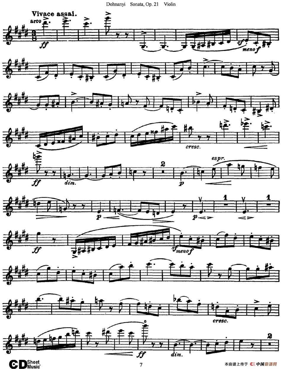 Dohnanyi Sonata Op.21