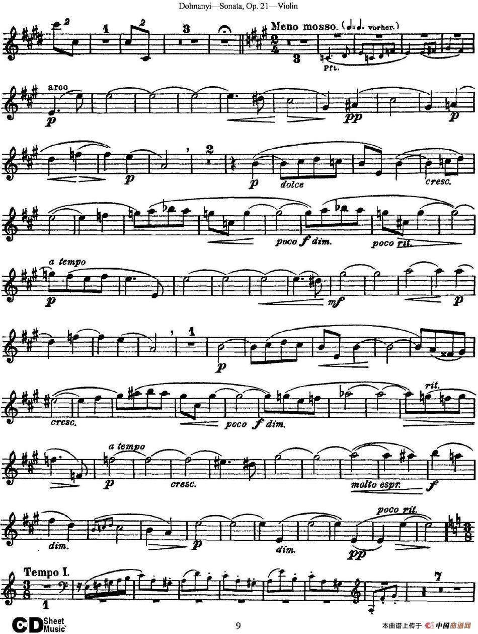 Dohnanyi Sonata Op.21