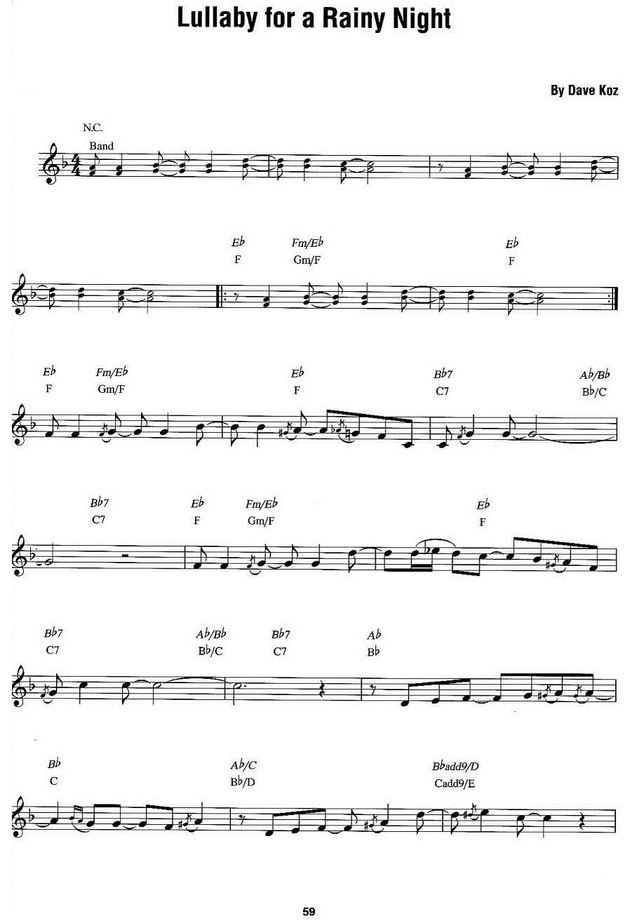 Lullaby for a Rainy Night