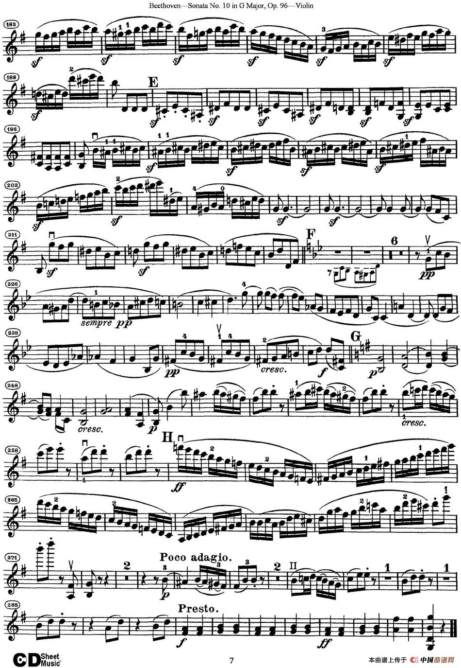 Violin Sonata No.10 in G Major Op.96_4