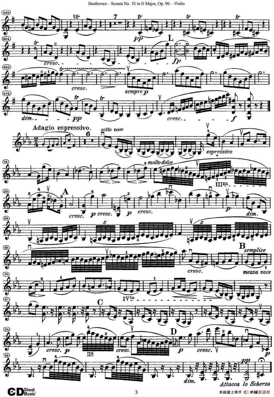 Violin Sonata No.10 in G Major Op.96_4