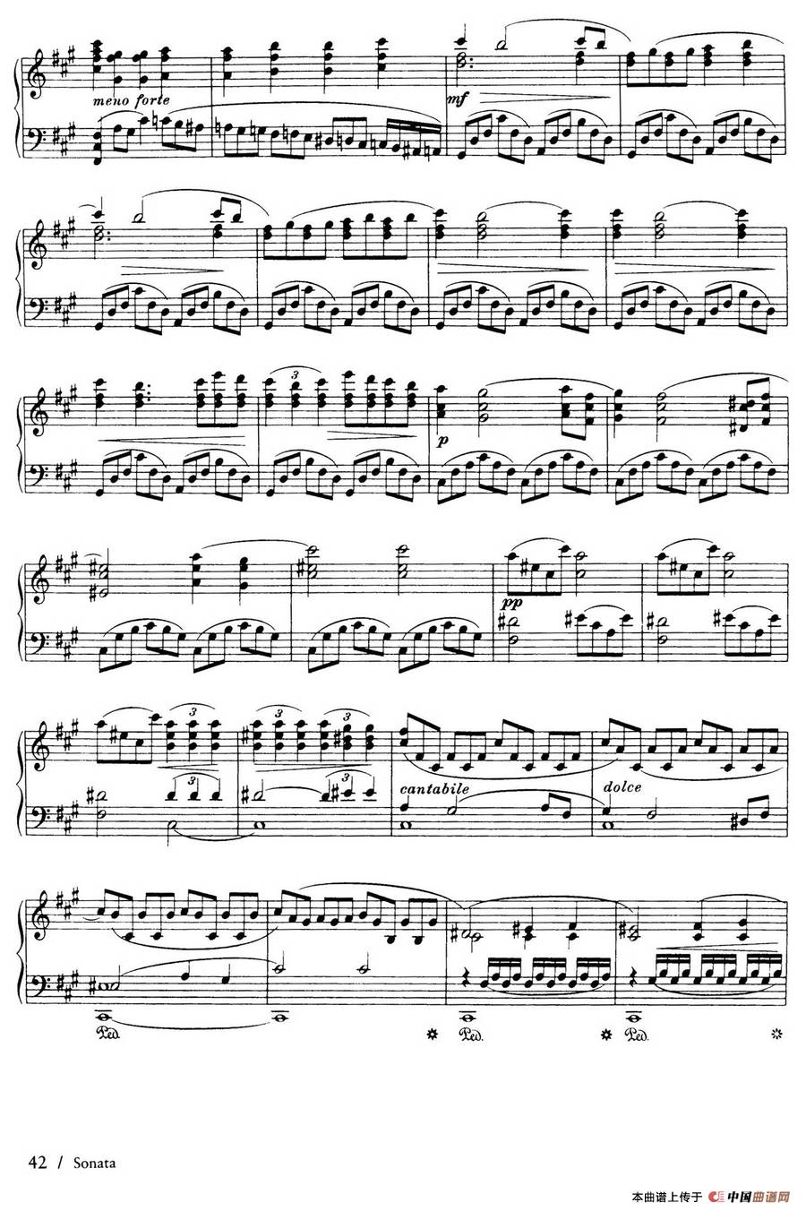 Piano Sonata in F Maj Op·12 （F大调钢琴奏鸣曲·第一乐