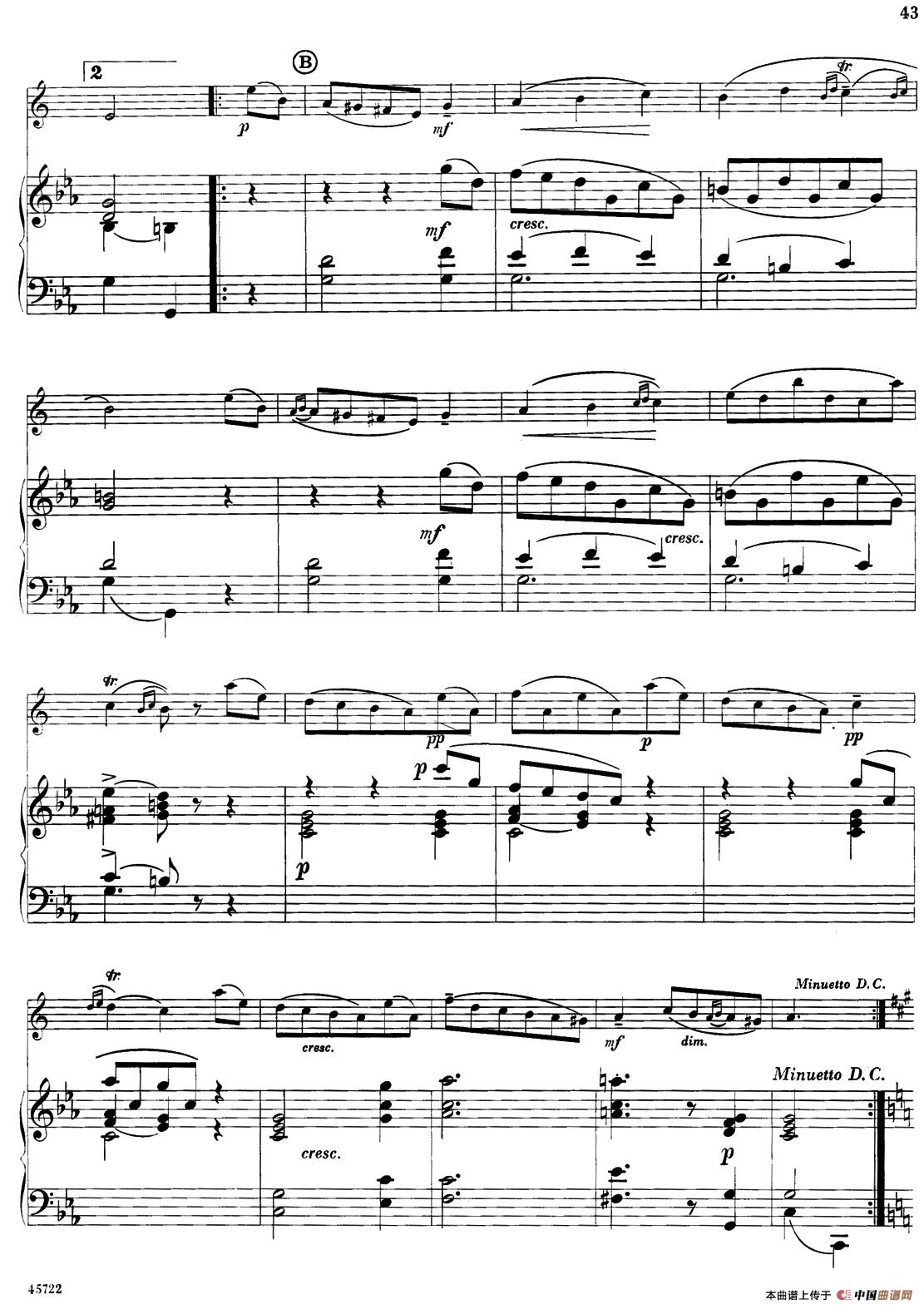 15首古典萨克斯独奏曲：9、Minuet（中音萨克斯+钢