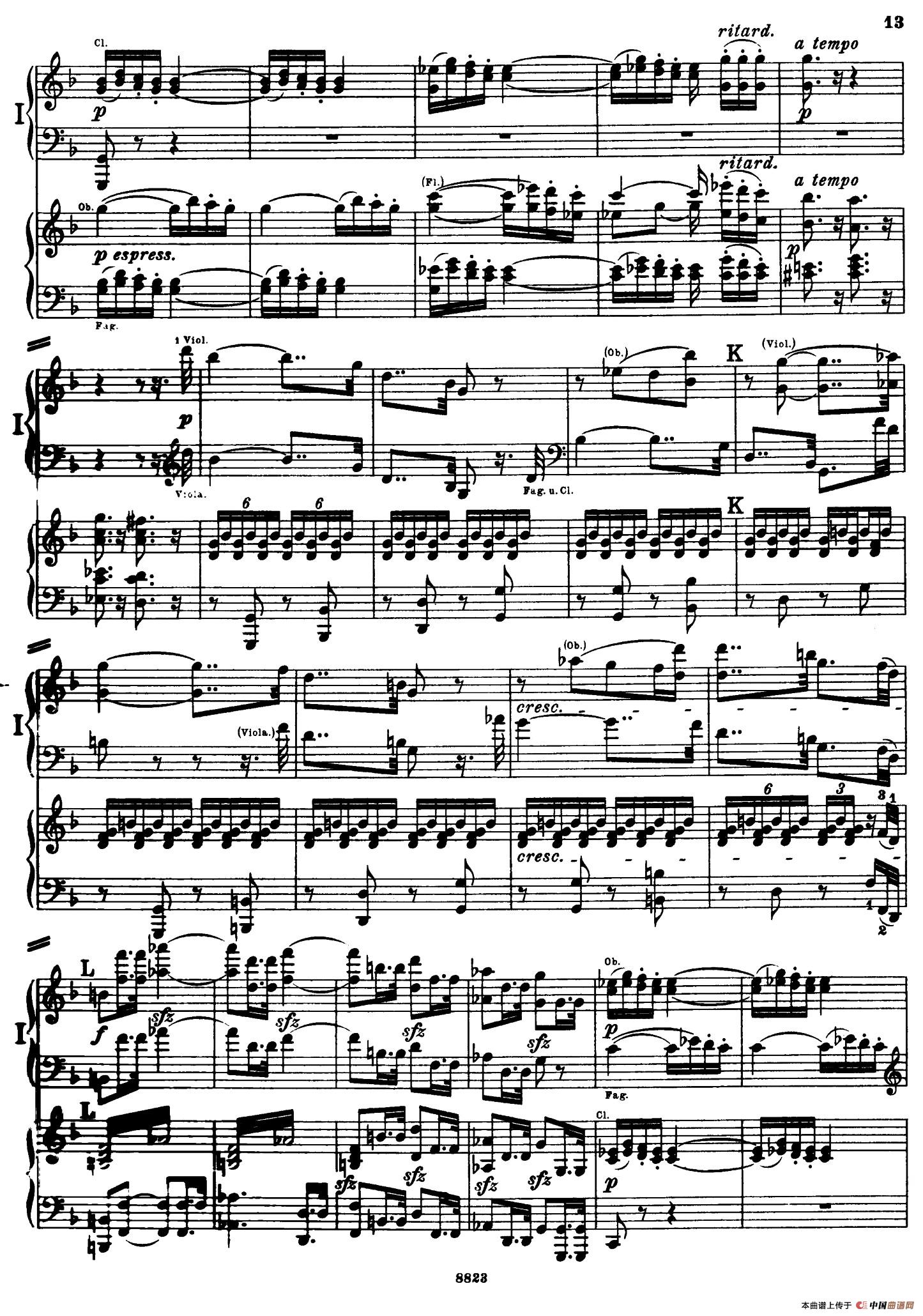 d小调第九交响曲 Op.125（双钢琴P13——22）