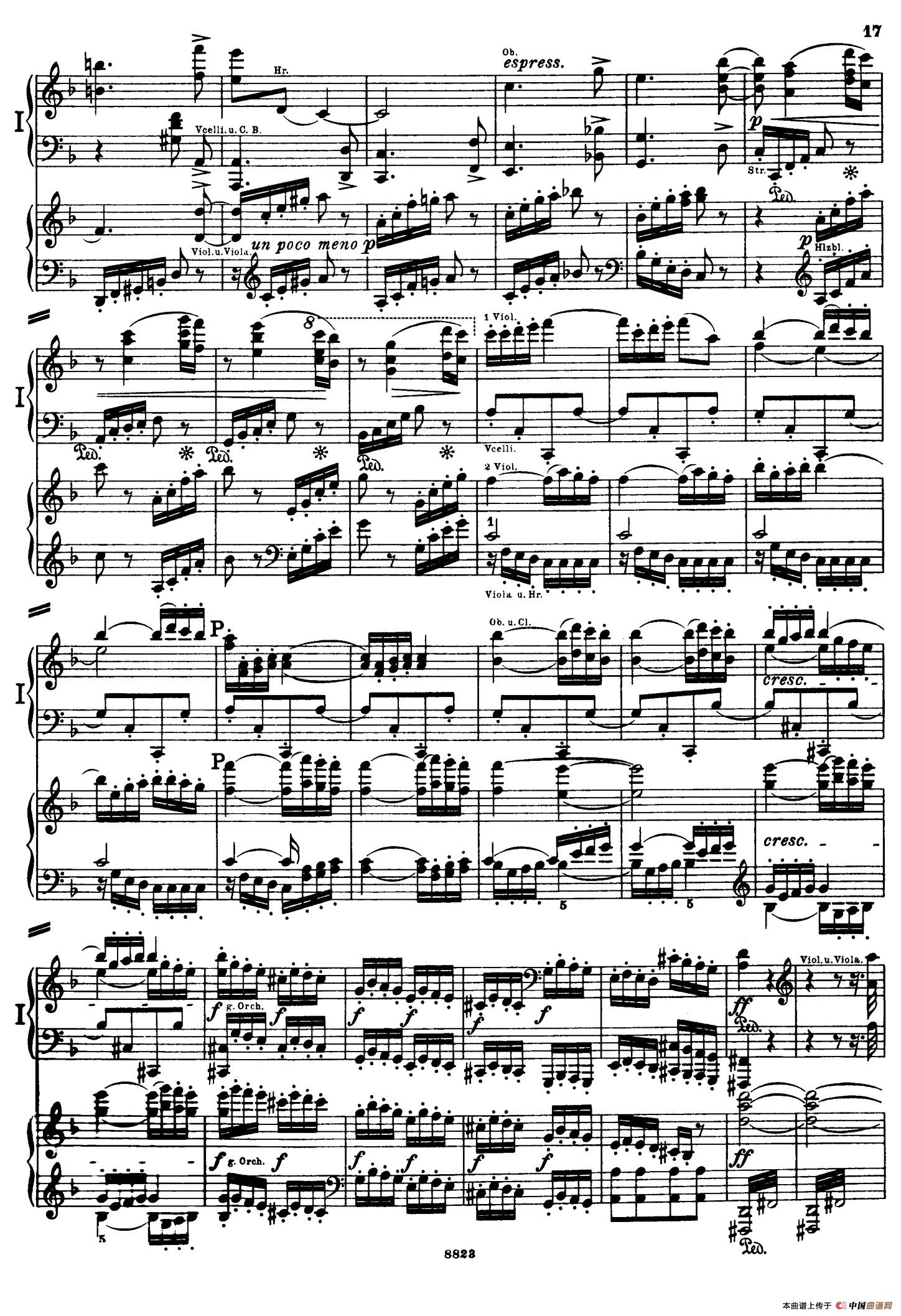 d小调第九交响曲 Op.125（双钢琴P13——22）