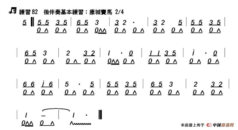 康城宝马口琴谱