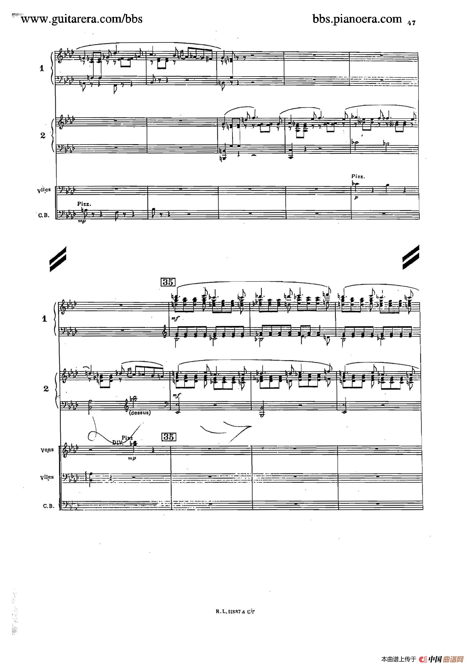 Concerto for 2 Pianos in d Minor（d小调双钢琴协奏曲·总