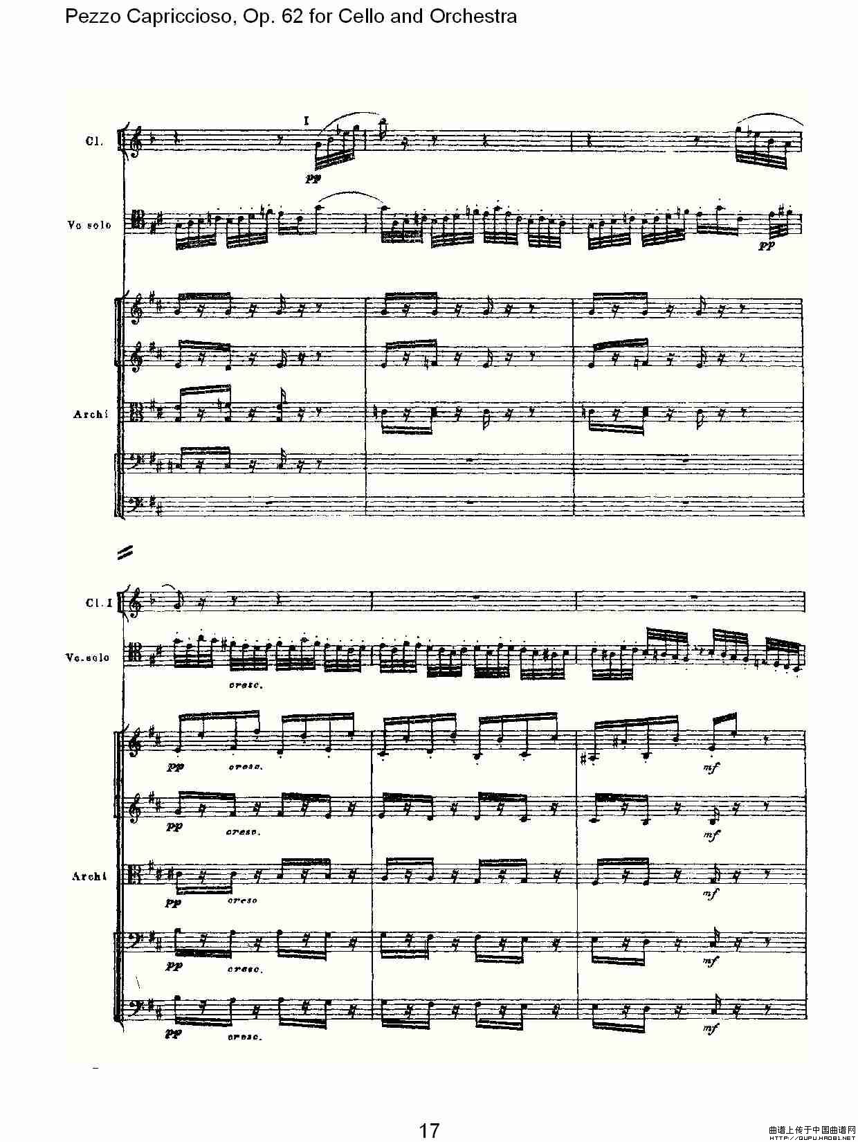 Pezzo Capriccioso, Op.62（大提琴与管弦乐）