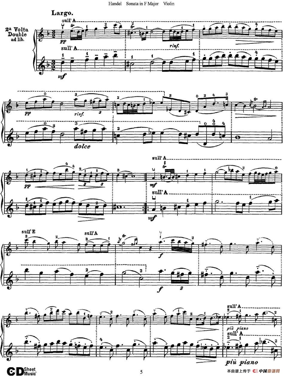 Violin Sonata No.3 in F major