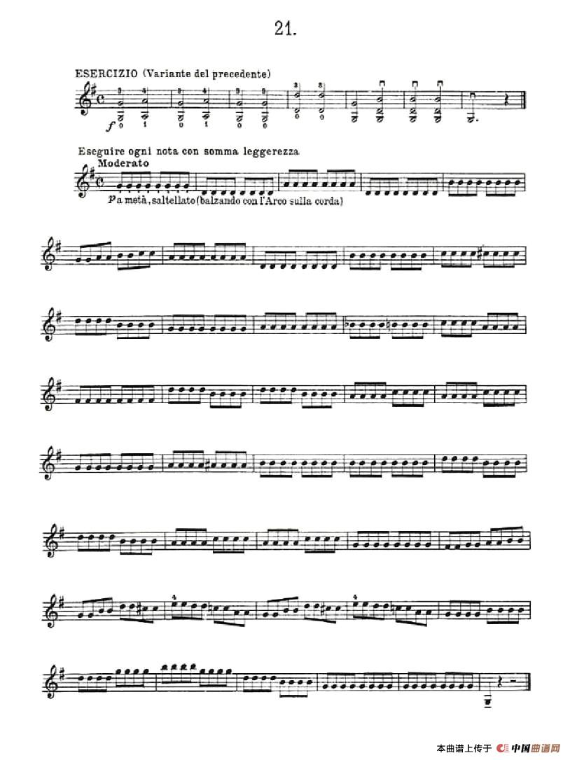 36 Studi Melodici E Facilissimi Op.48之21—30（36首容易旋