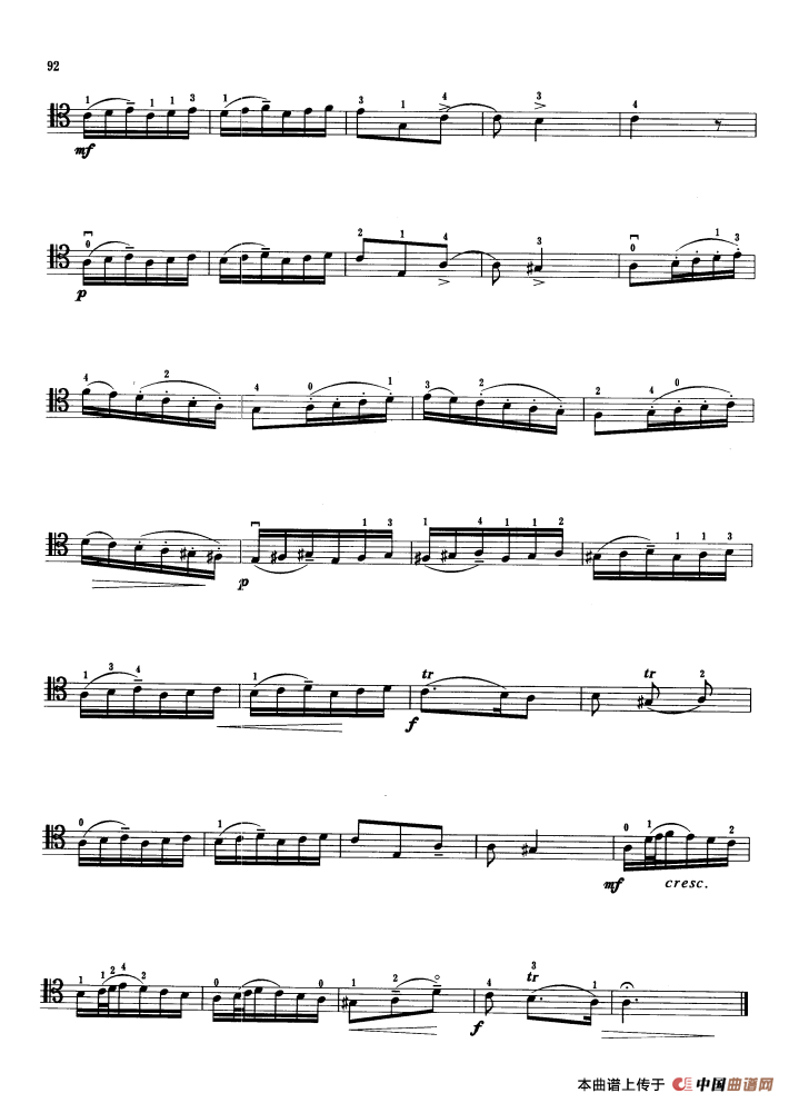 马尔切洛a小调奏鸣曲 （大提琴）小提琴谱