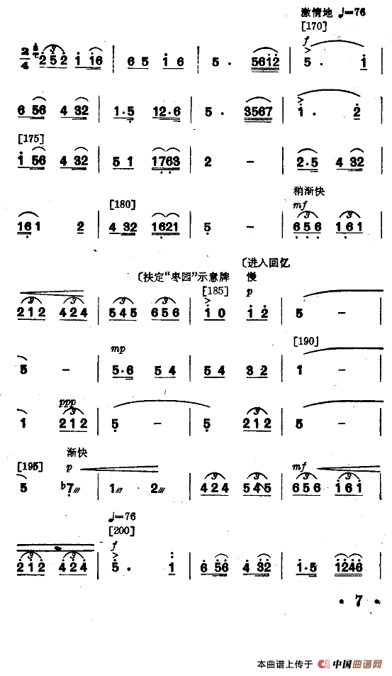 永不下岗（小舞剧主旋律谱）