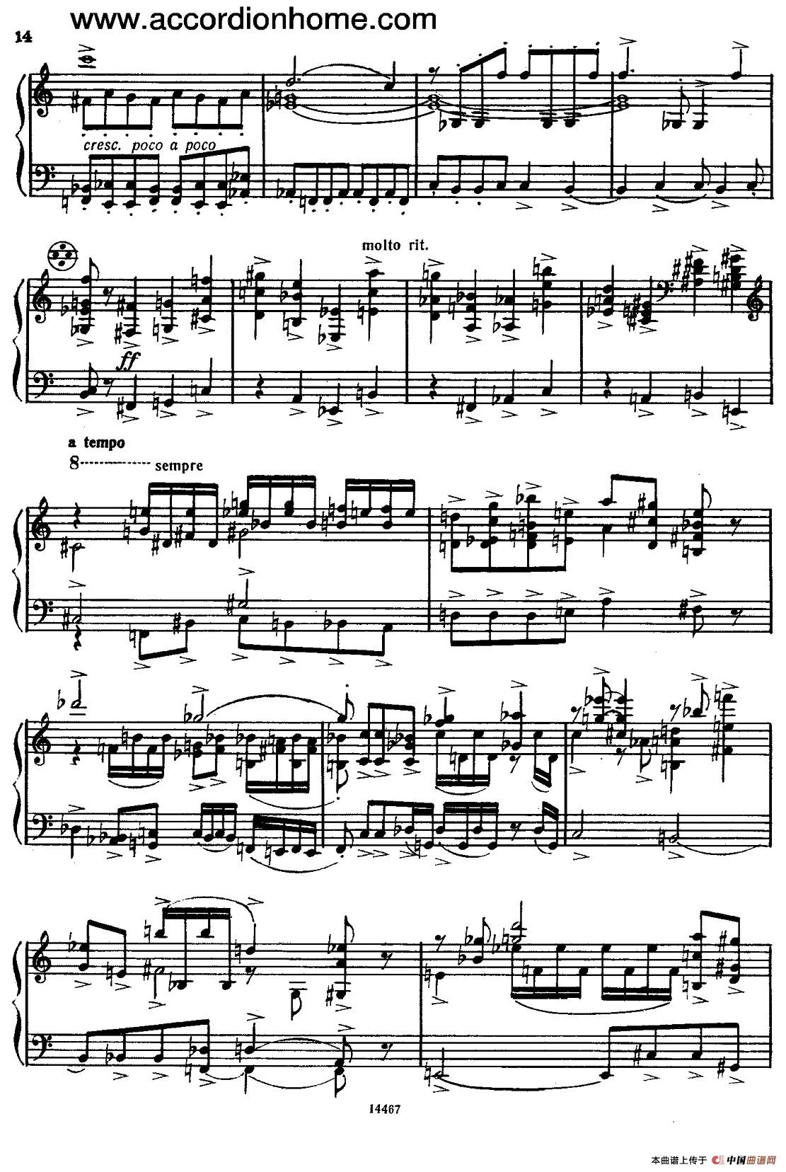 Sonate No.3（奏鸣曲三号）（第一乐章）