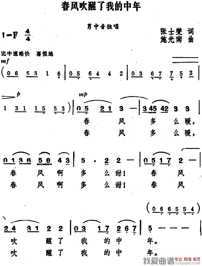 春风吹醒了我的中年