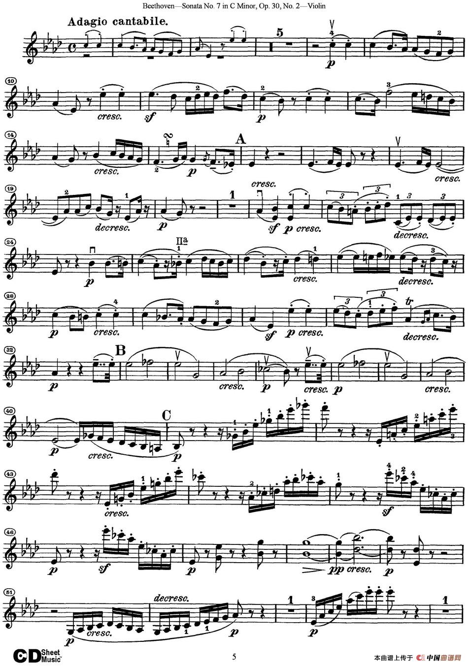 Violin Sonata No.7 in C Minor Op.30 No.2_1