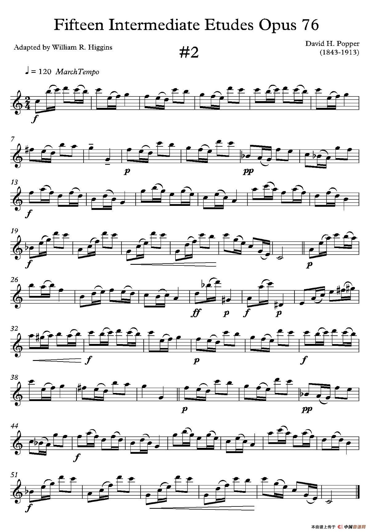 中级练习曲15首 Op76（2）
