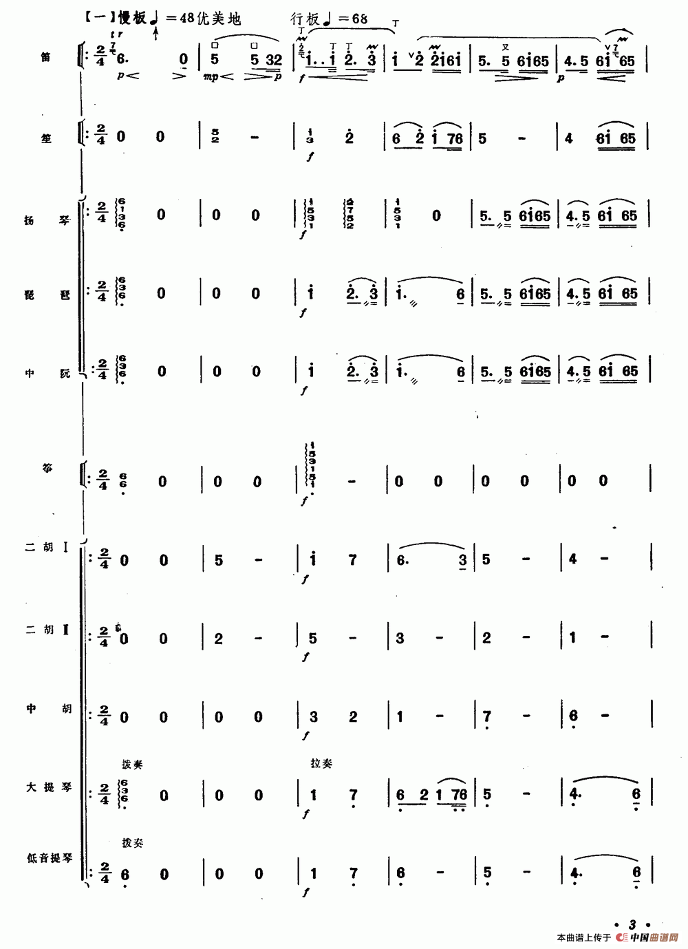 金陵游（笛子+乐队合奏）