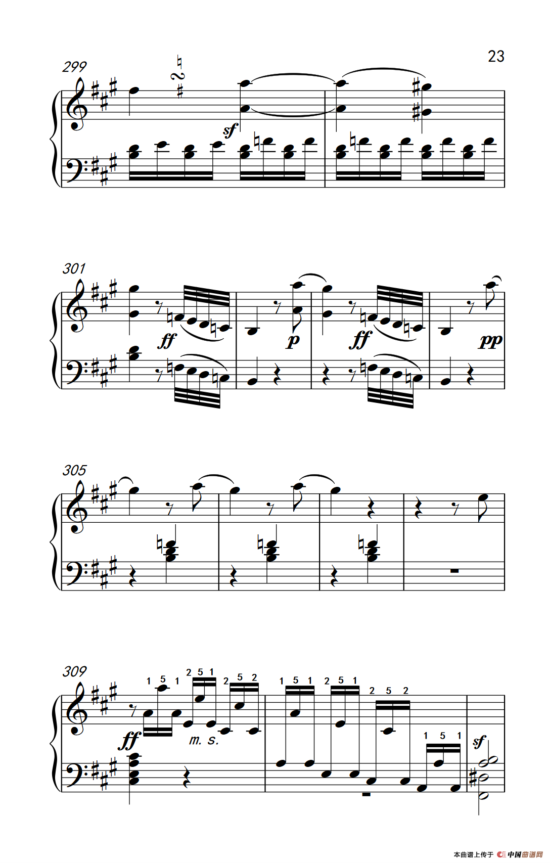 奏鸣曲 Opus 2 Nr.2 第一乐章（贝多芬奏鸣曲集 1）