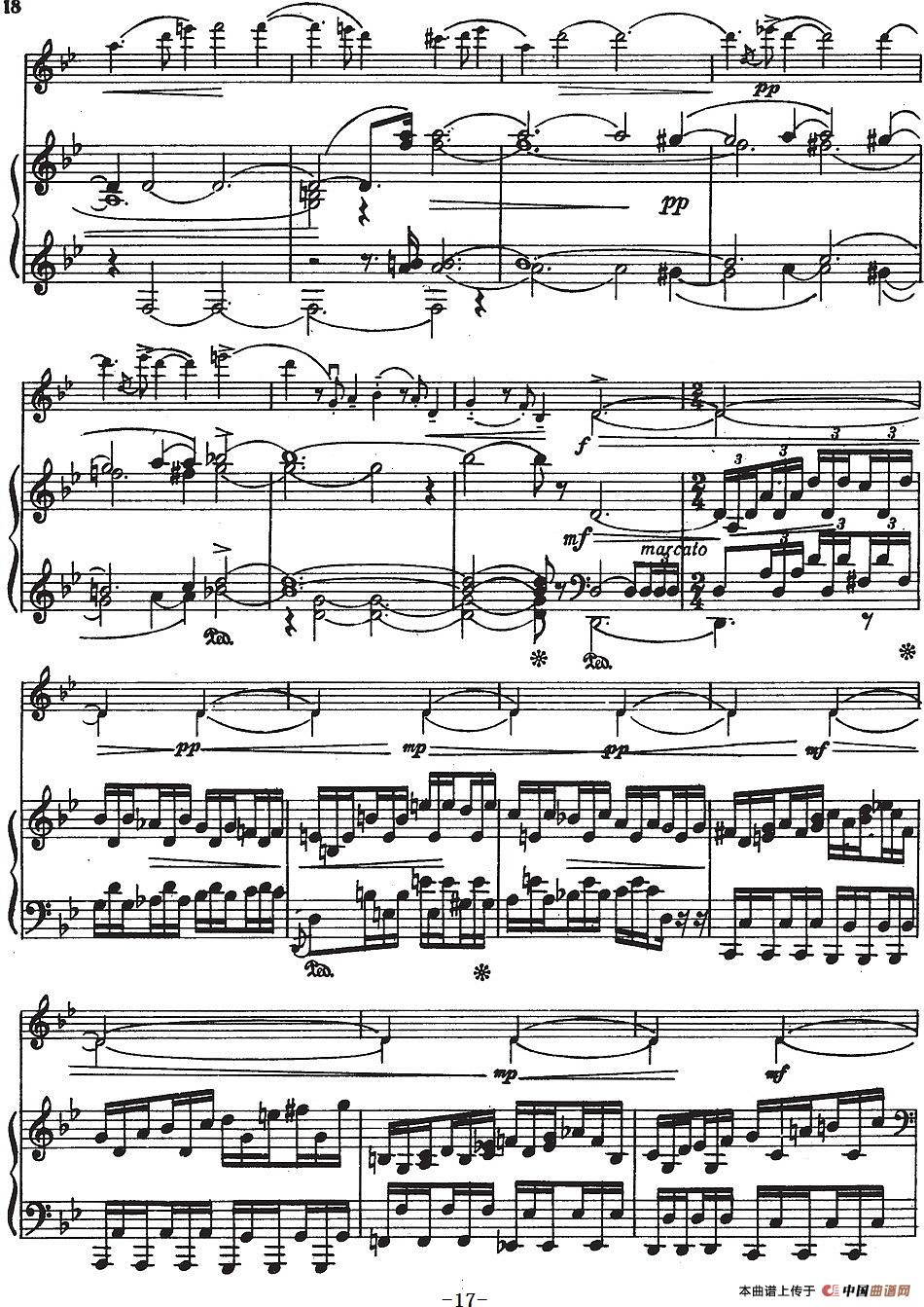 Serenada No.2（小夜曲、小提琴+钢琴伴奏）