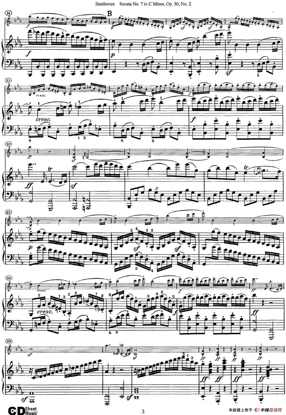 Violin Sonata No.7 in C Minor Op.30 No.2（小提琴+钢琴伴奏