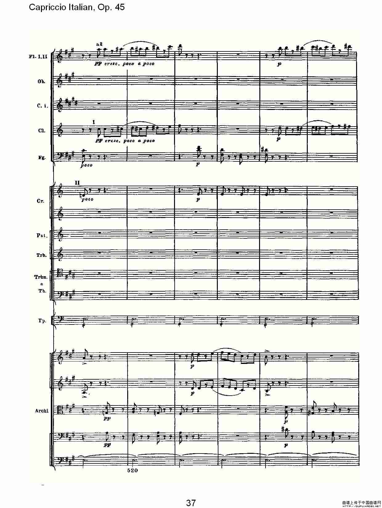 Capriccio Italian, Op. 45         意大利幻想曲,  Op. 45